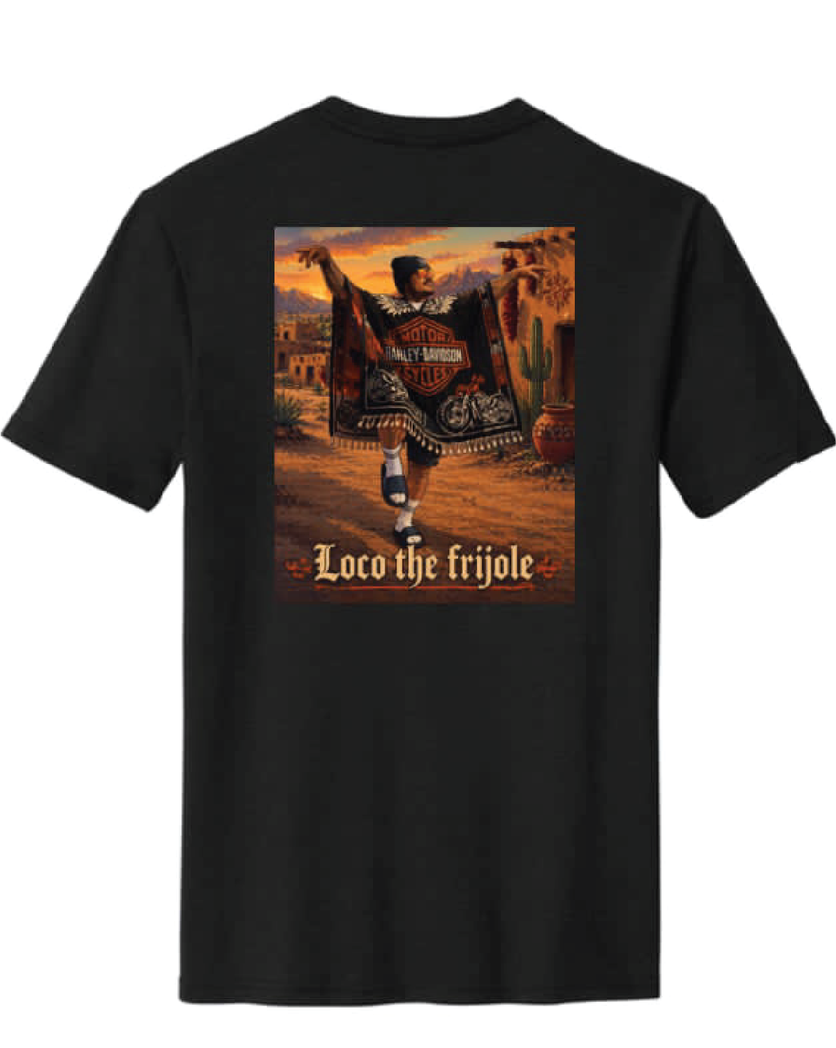 Custom Tee - Loco the Frijole